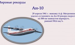 Рекордные полеты самолетов Антонова
